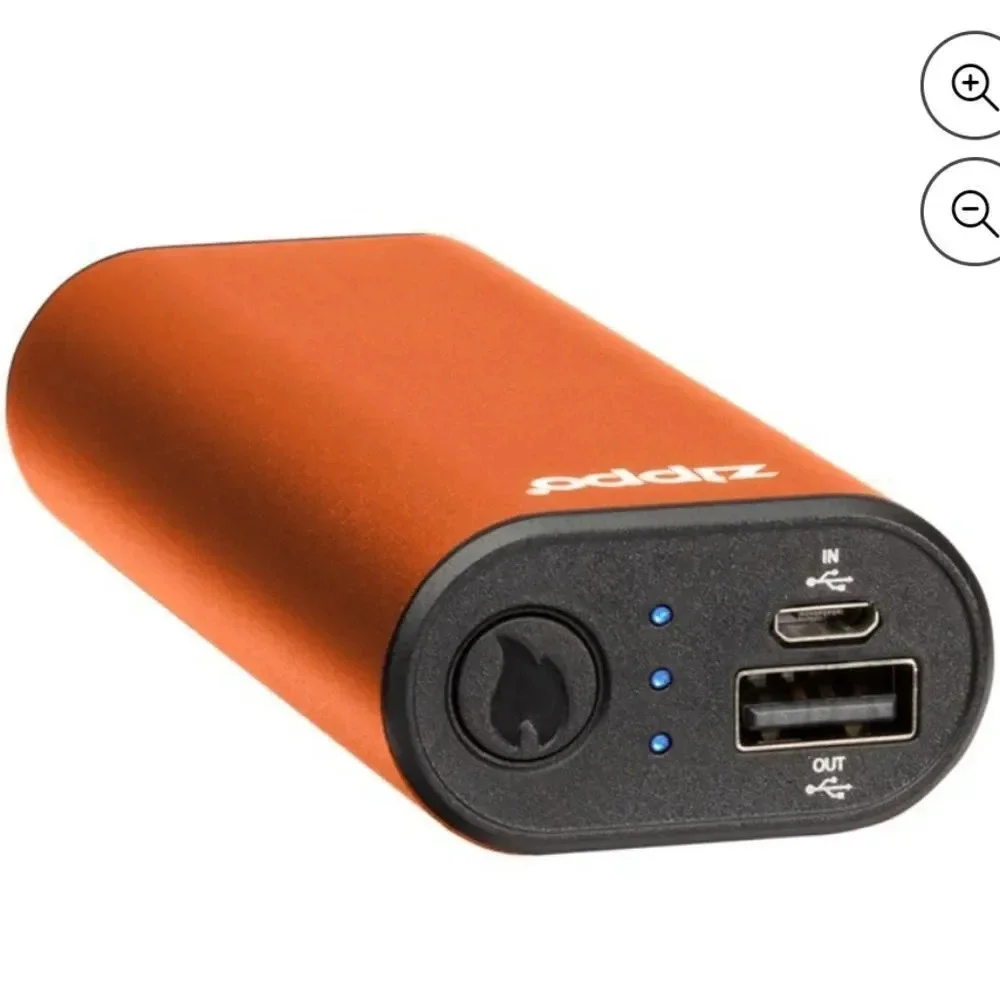 Zippo orange HeatBank 6 Rechargeable Hand Warmer & Power Bank